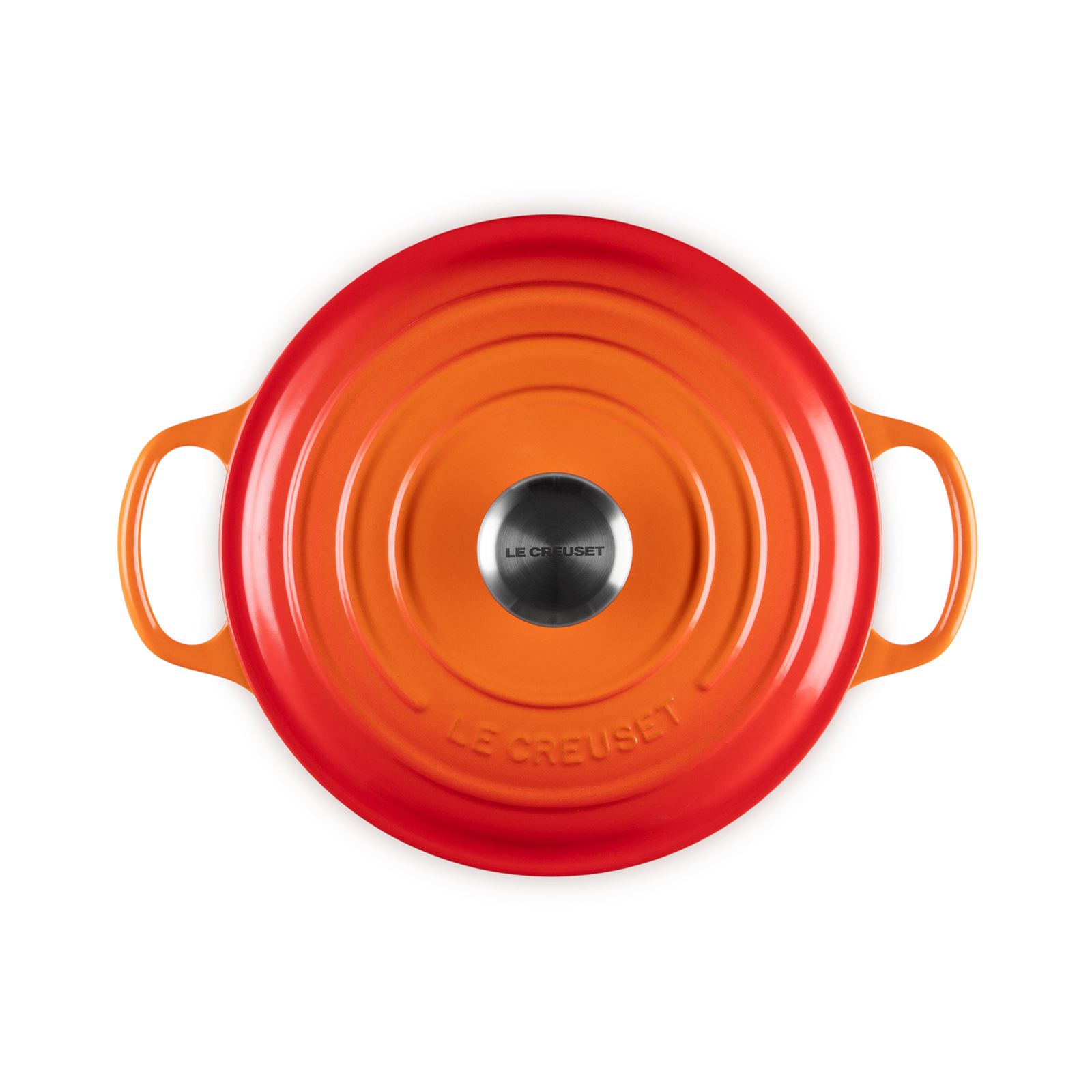 Round French Oven Silver Knob image number 3