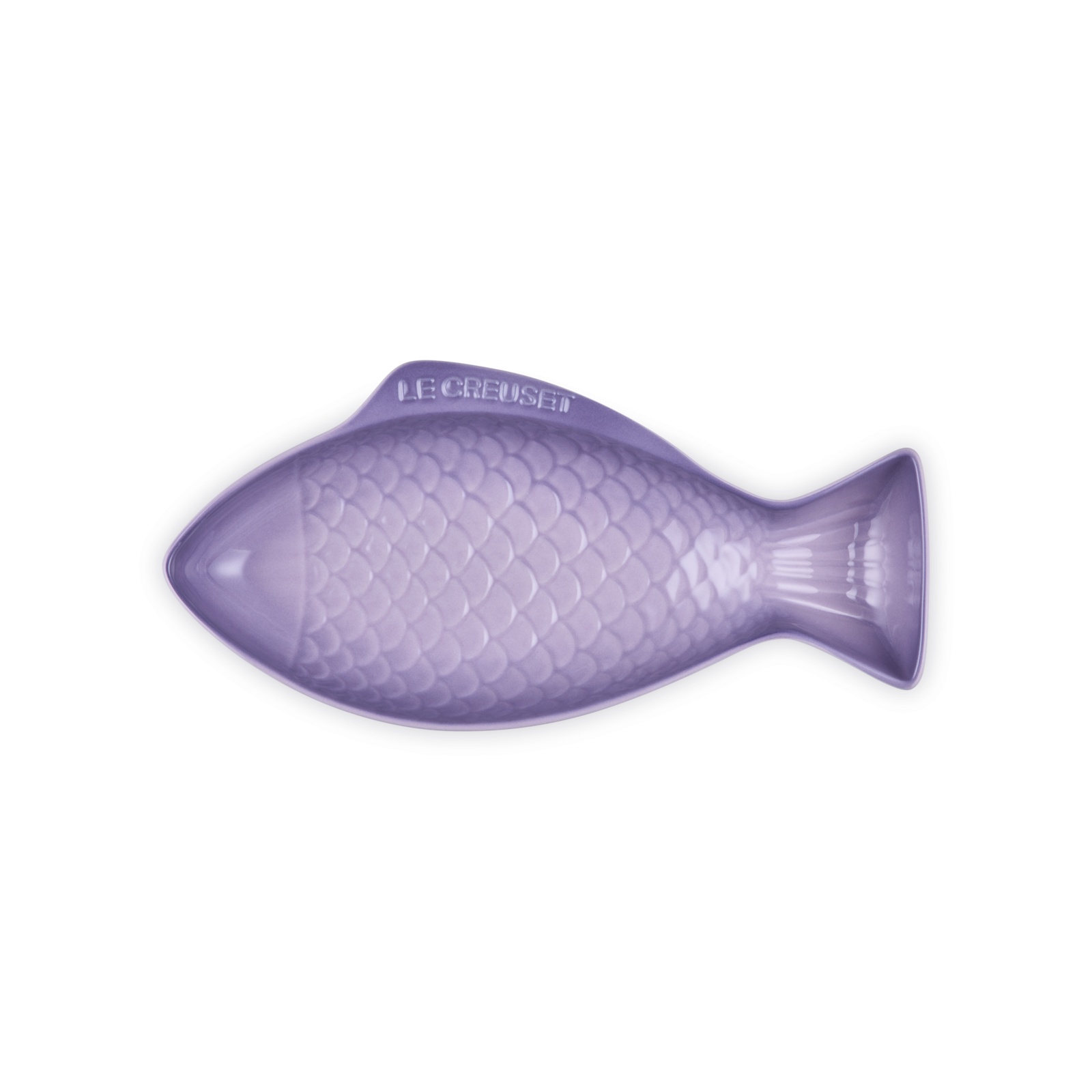 Fish Stonware Dish Bluebell Purple Small