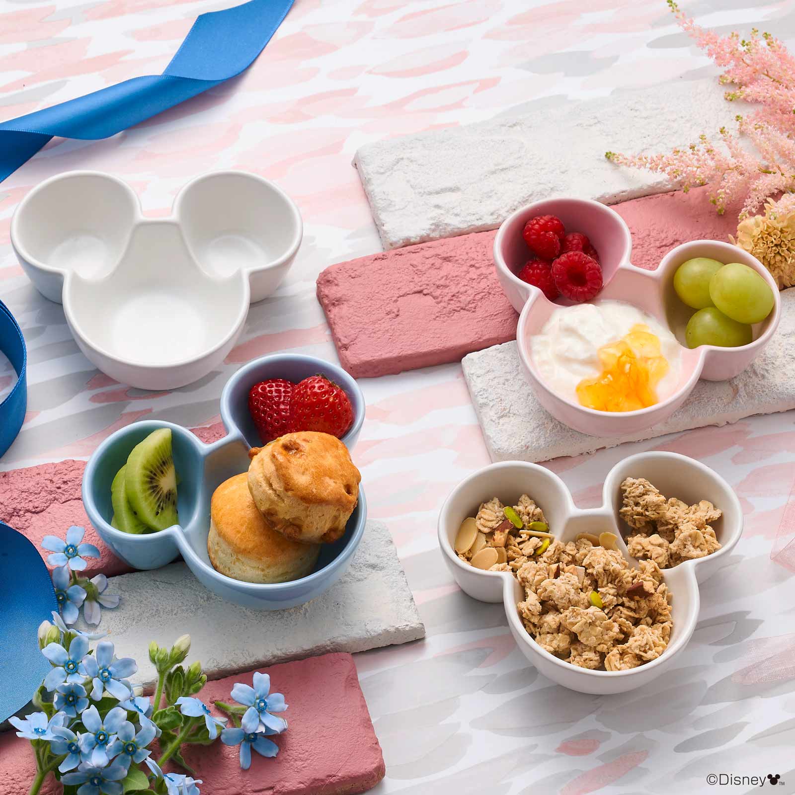 Set of 2 Mickey Stoneware Mini Dish image number 6