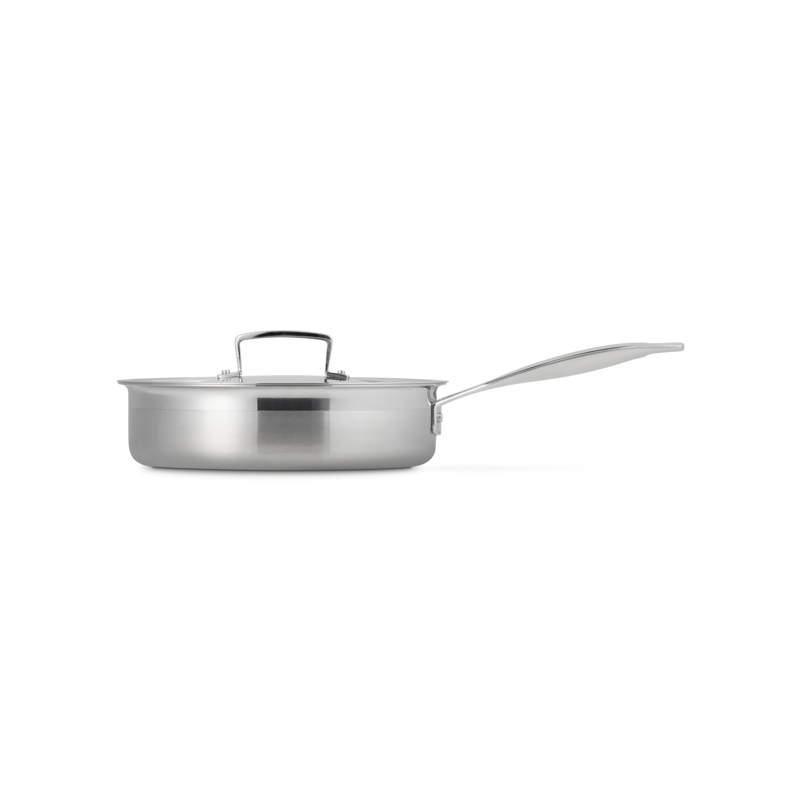 3-ply Stainless Steel Saute Pan with SS Lid image number 4