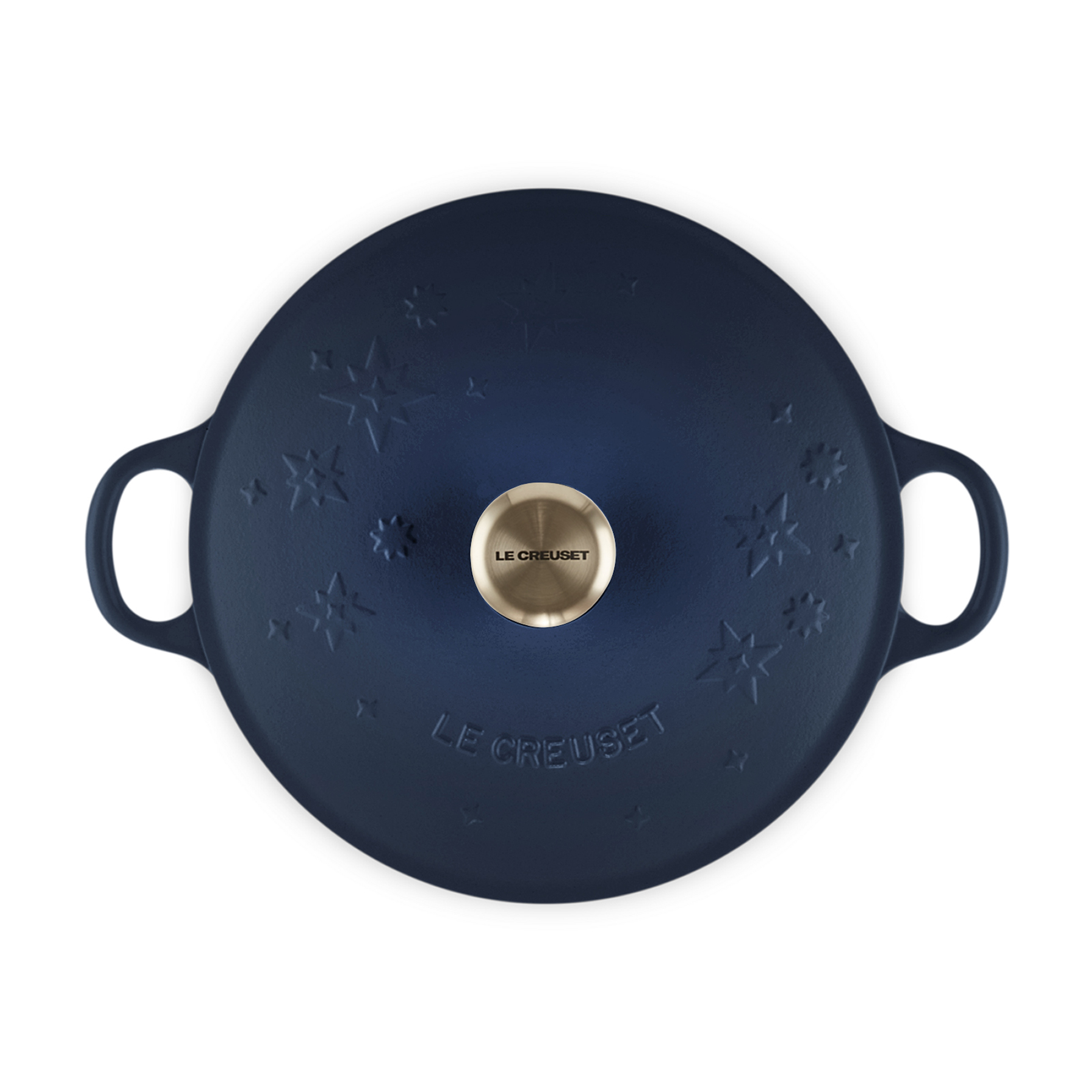 Star Relief Marmite with Lid Light Gold Knob image number 2