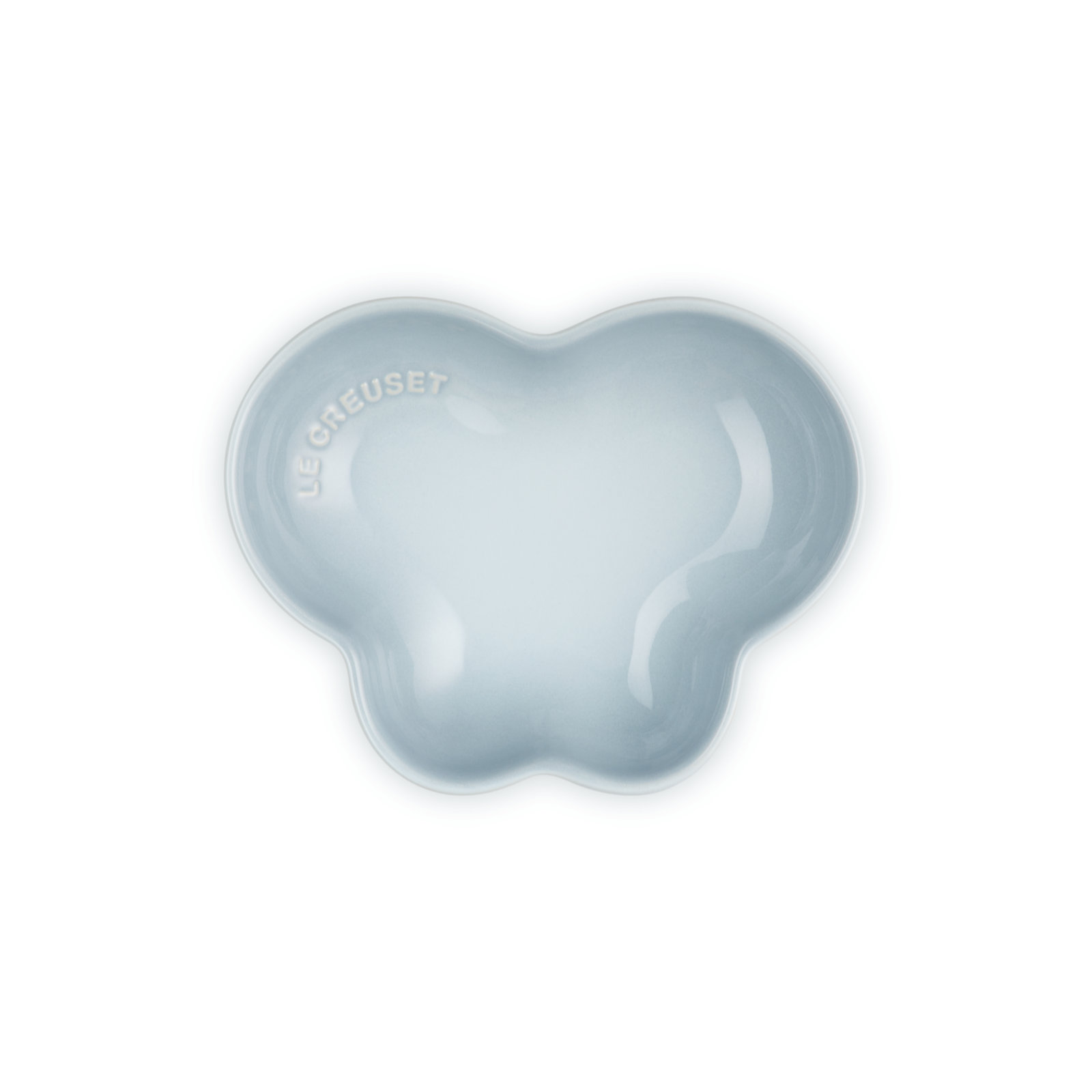 Seoul Sphere Butterfly Dish Silver Blue 16cm