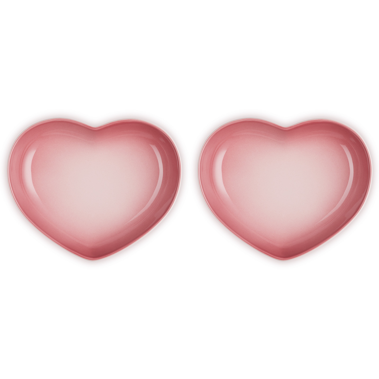 Stoneware Set of 2 Heart Dish Medium image number 3