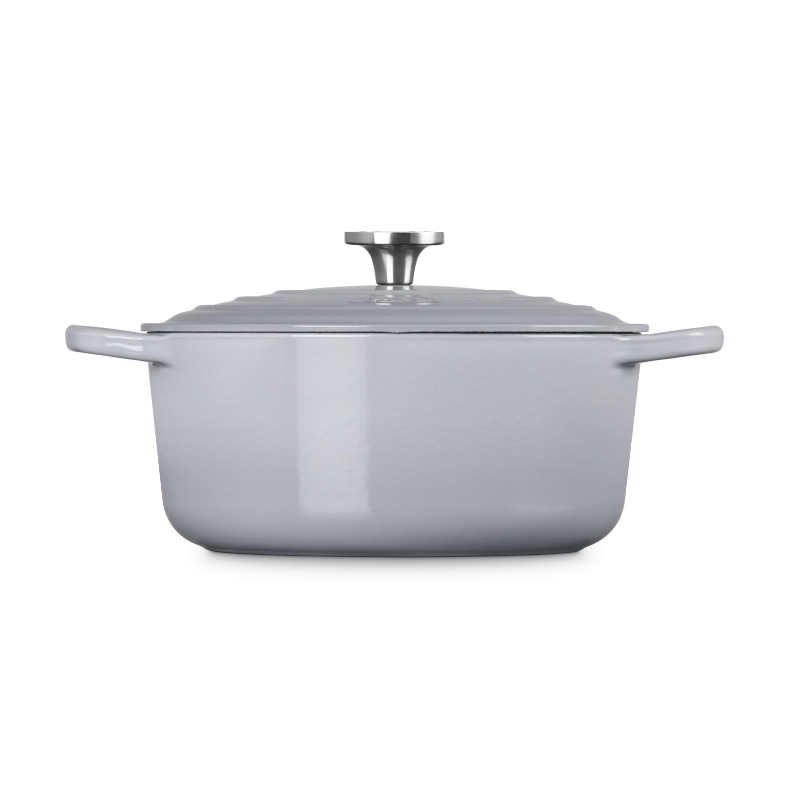 Signature Round French Oven Crucible Brushed SS Knob image number 2