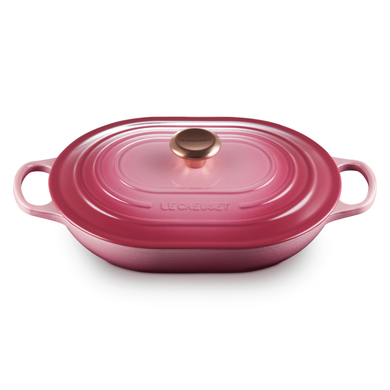 Oblong Casserole Copper Knob image number 1