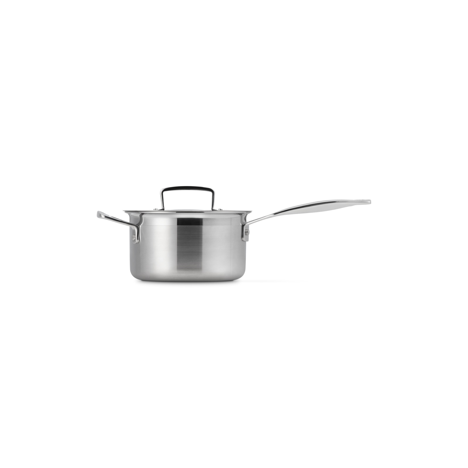 3-ply Stainless Steel Saucepan with Lid and Helper Handle image number 4