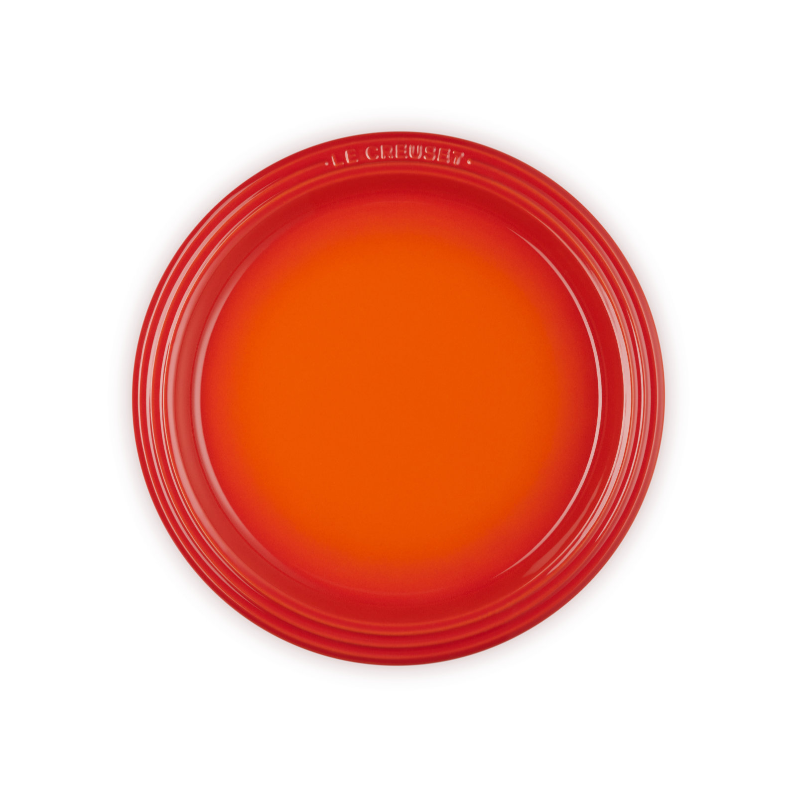 Manilla Round Plate Flame 23cm