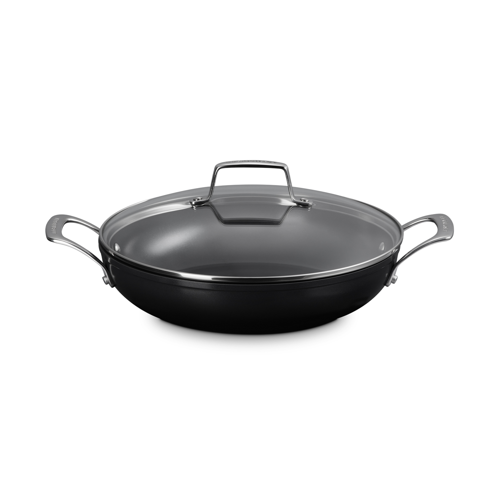 Essential Non-Stick Ceramic Shallow Braiser Glass Lid 28cm