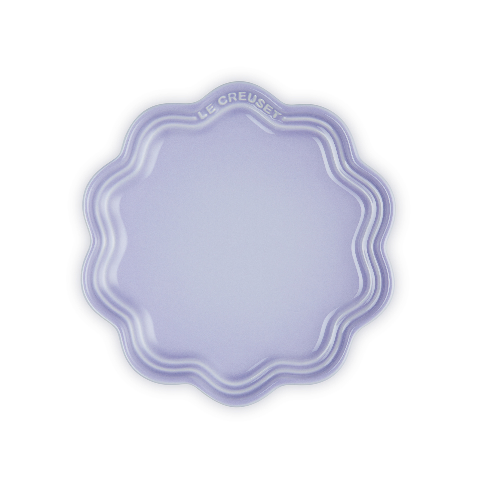 Frill Stoneware Plate Pastel Purple 18cm