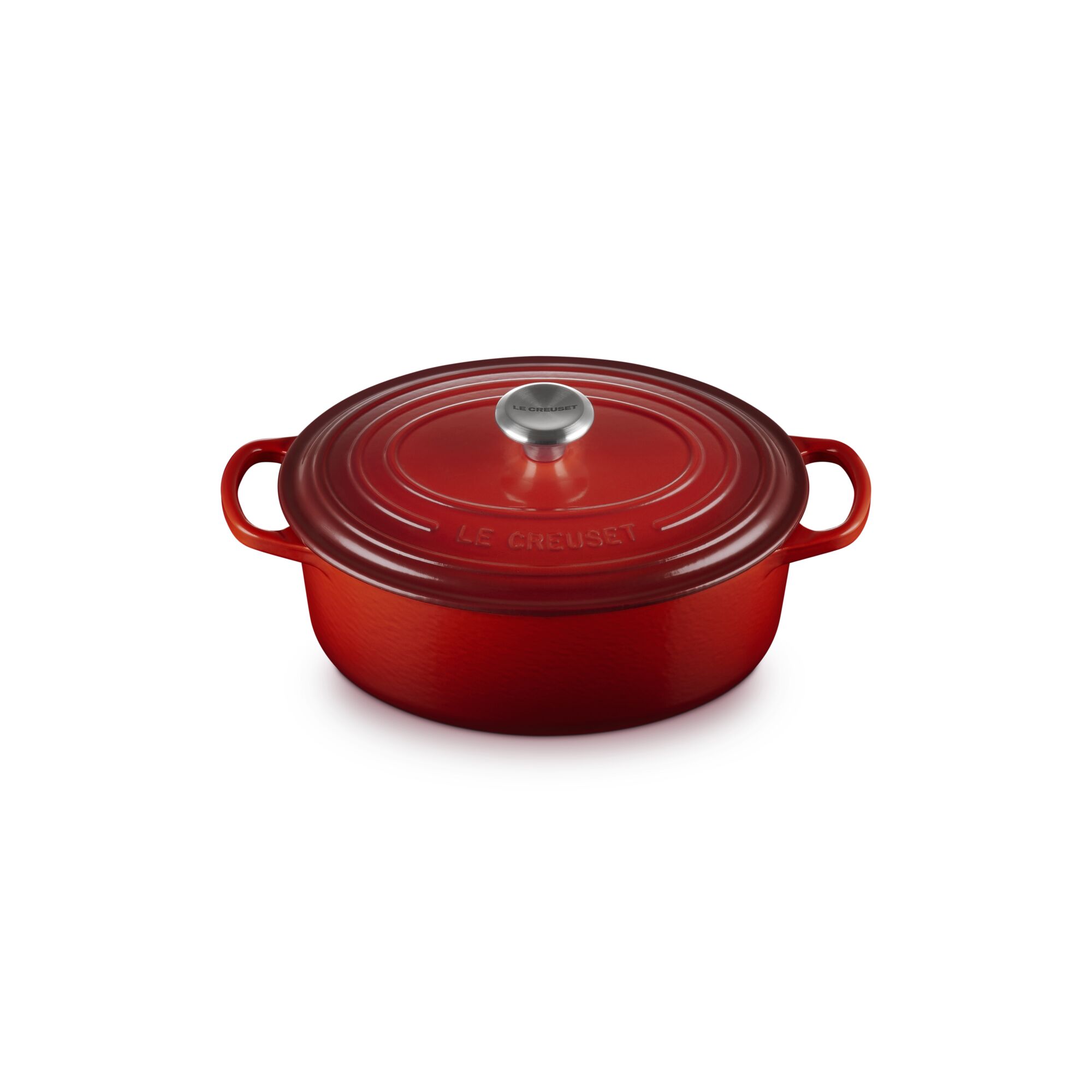 Oval French Oven Stainless Steel Knob image number 1