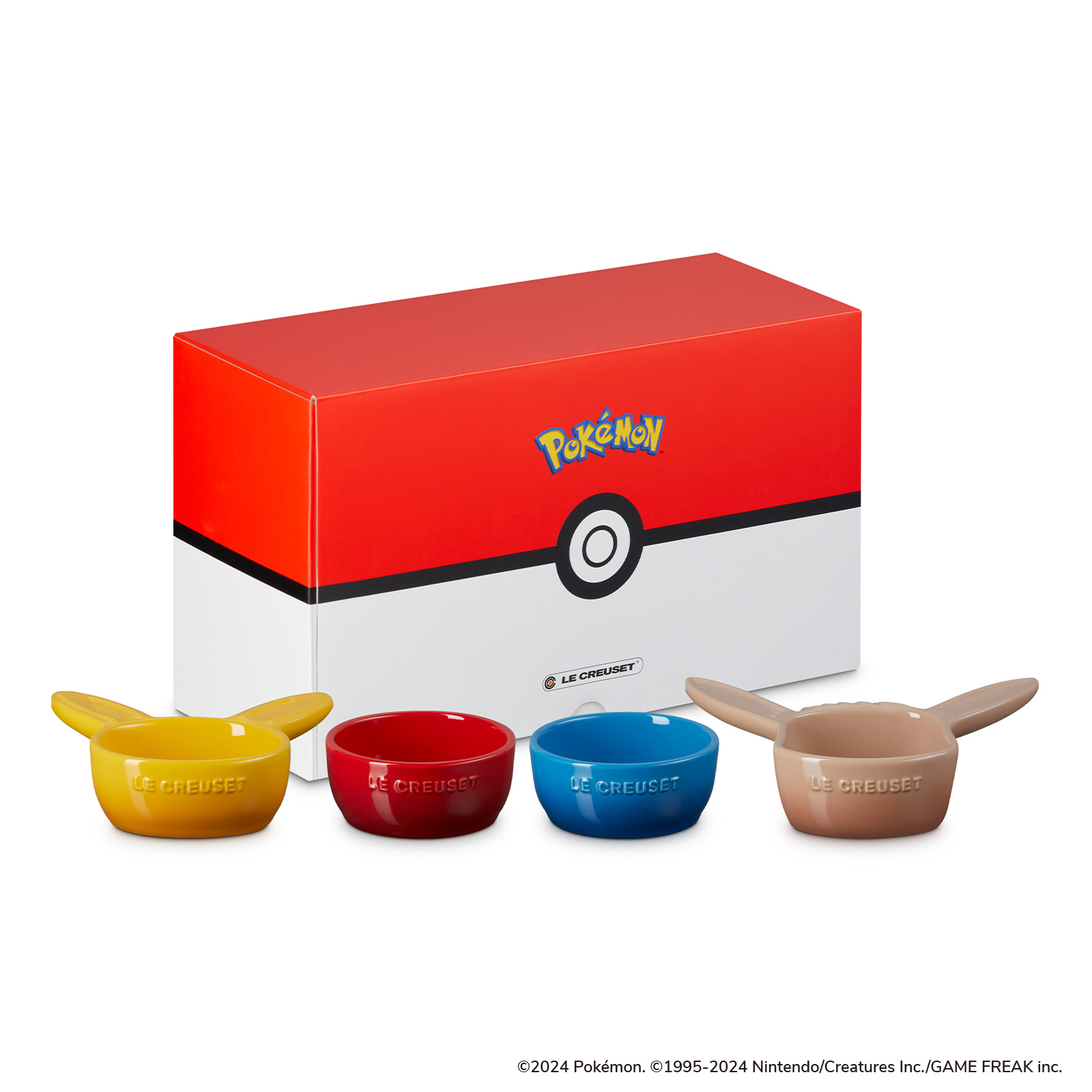 Stoneware Pokémon Set of 4 Mini Dishes