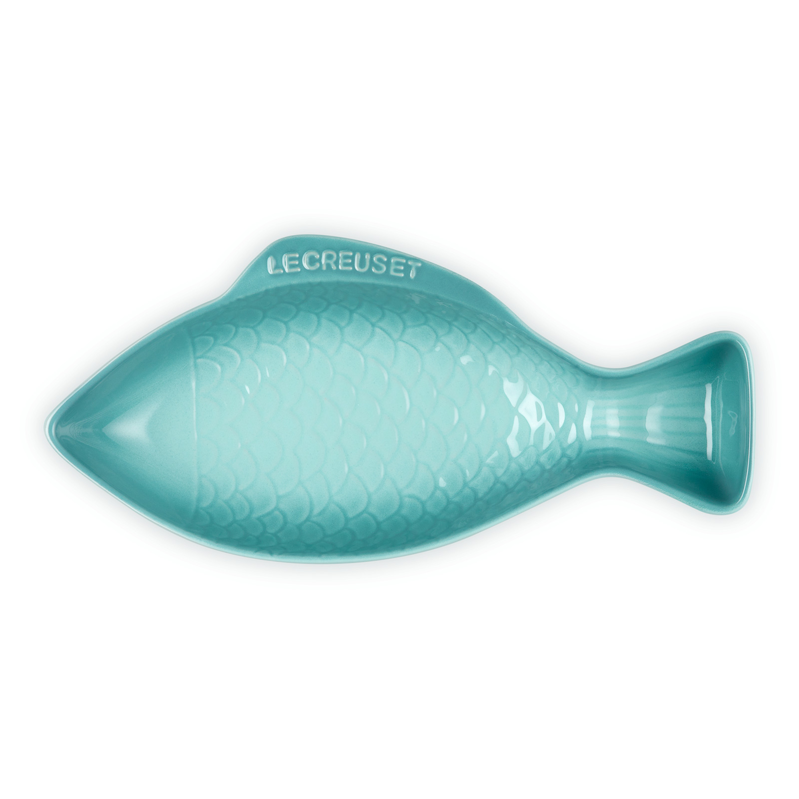 Fish Stoneware Dish Sage Medium