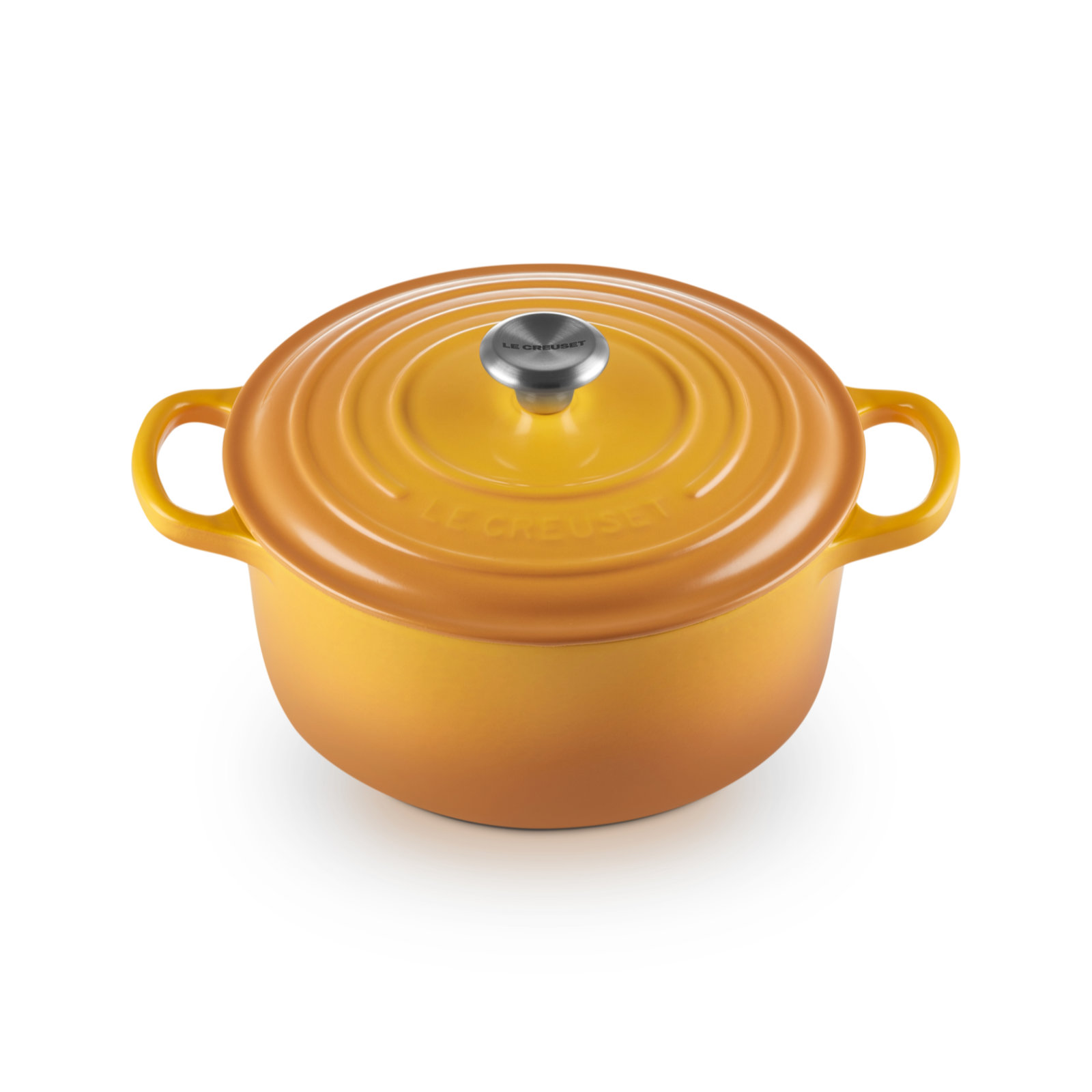 Round French Oven Silver Knob image number 1