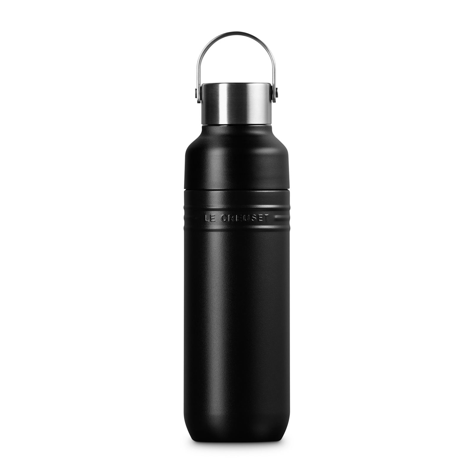 On The Go Insulated Water Bottle Matte Black 0.5L
