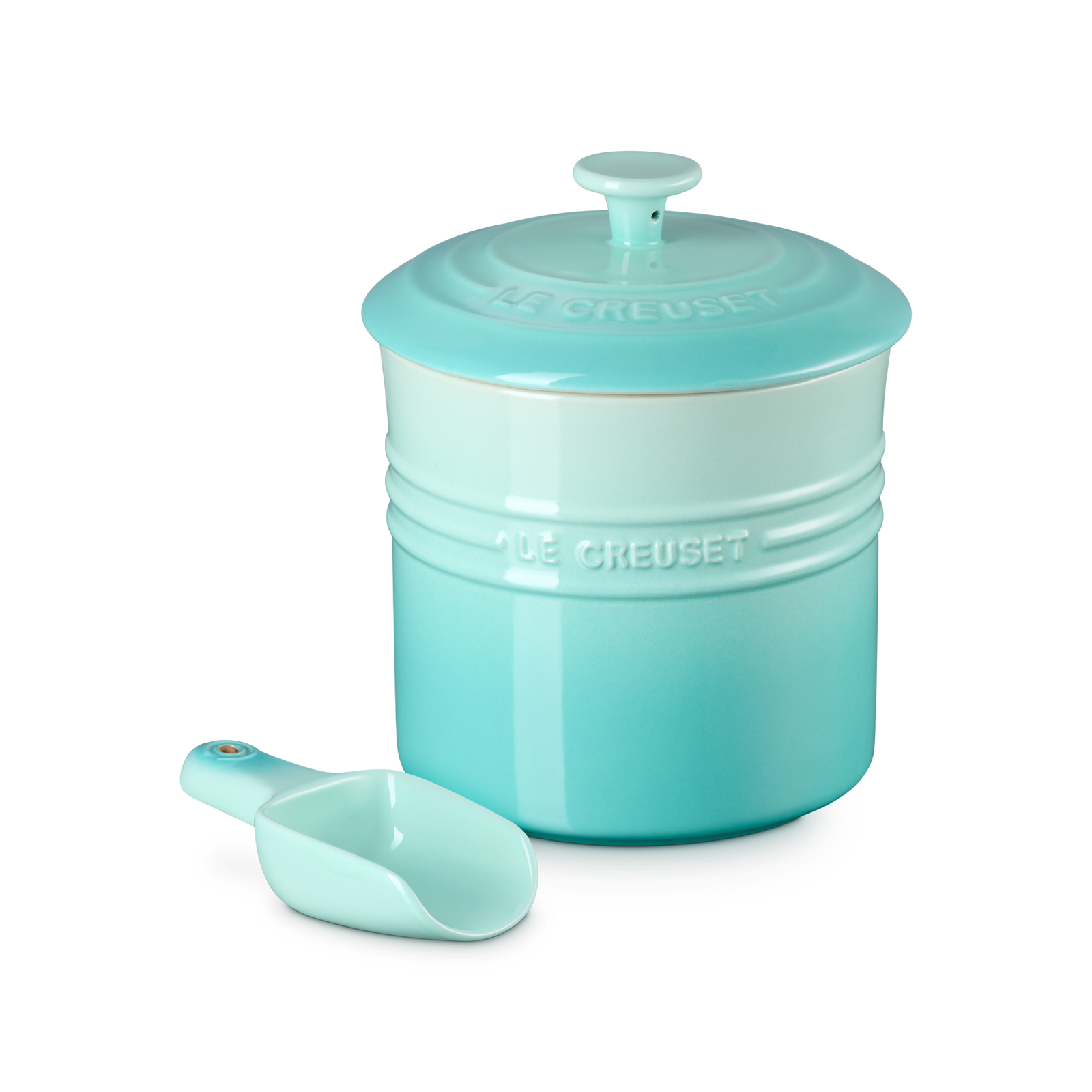 Pet Food Container with Scoop image number 0