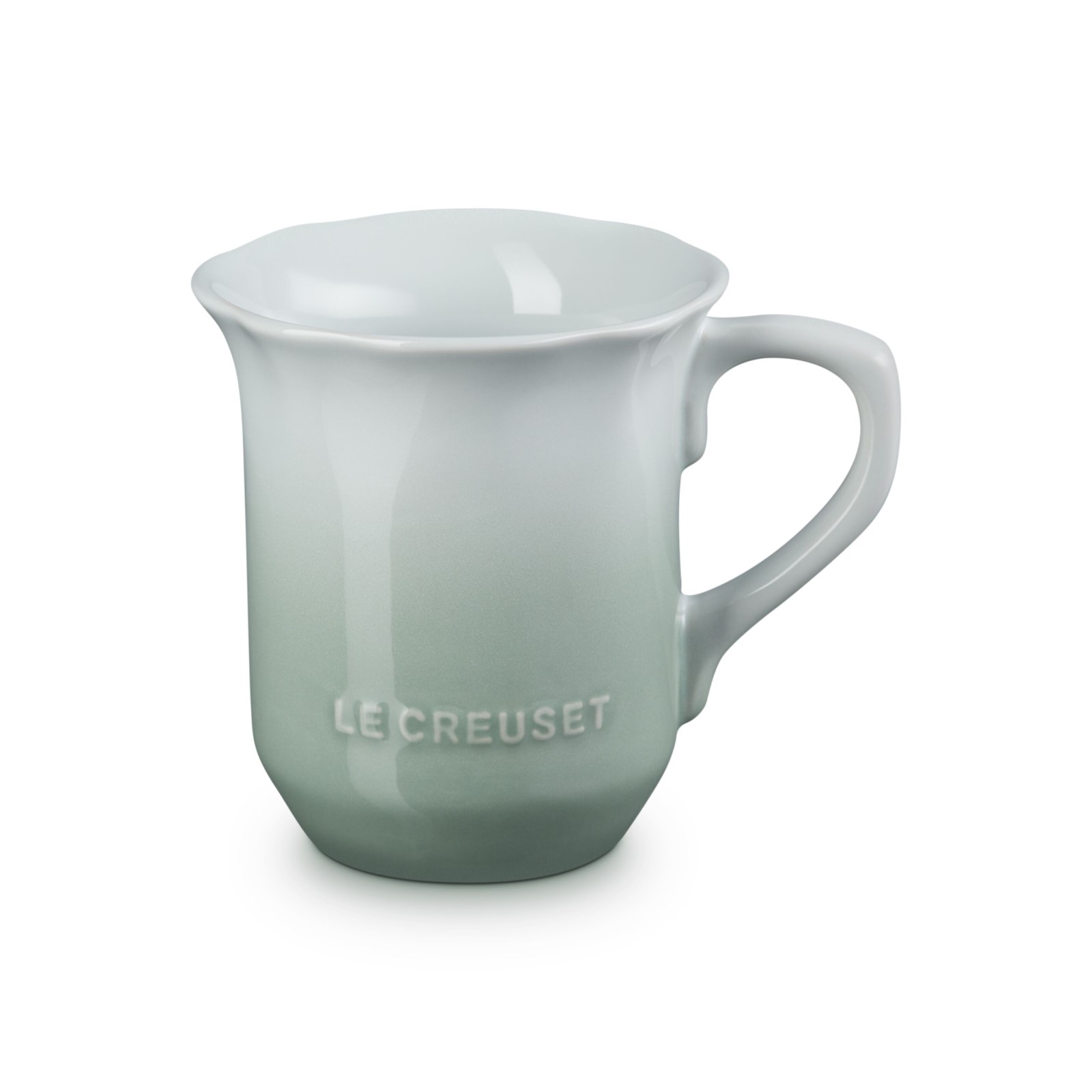 Elegant Frill Stoneware Mug Water Green 0.33L