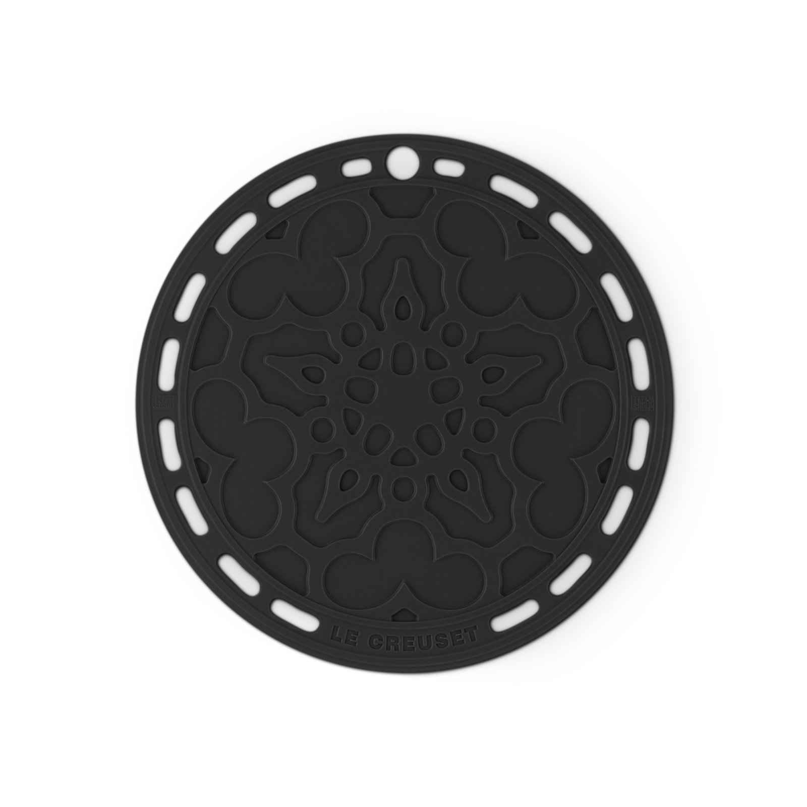 French Silicone Trivet Black