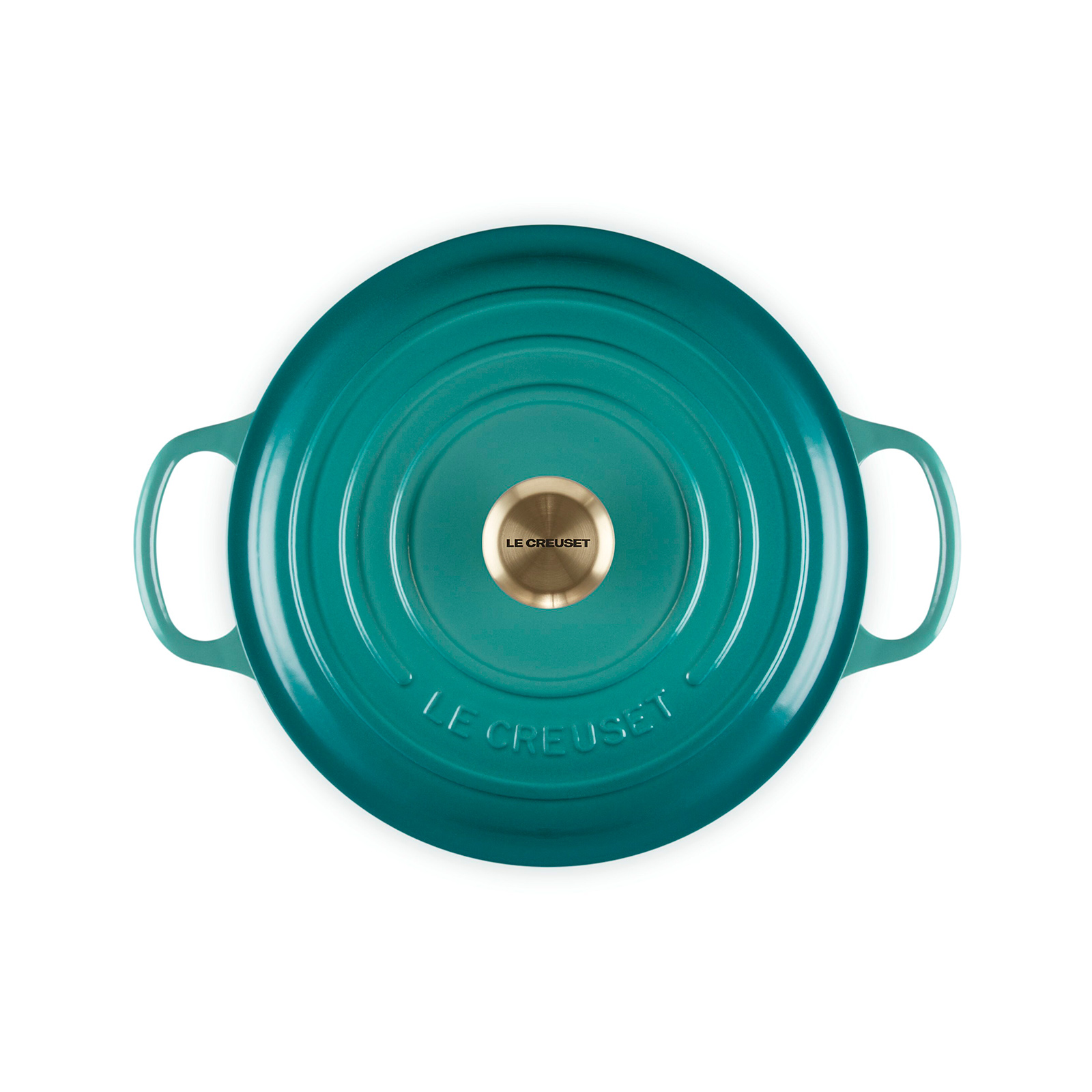 Signature Round French Oven Light Gold Knob image number 3