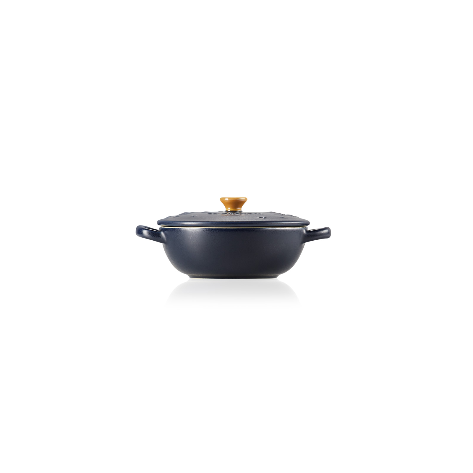 Star Relief Marmite Navy with Golden Knob 12cm