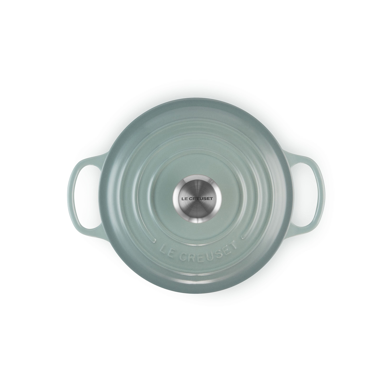 Round French Oven Silver Knob image number 3
