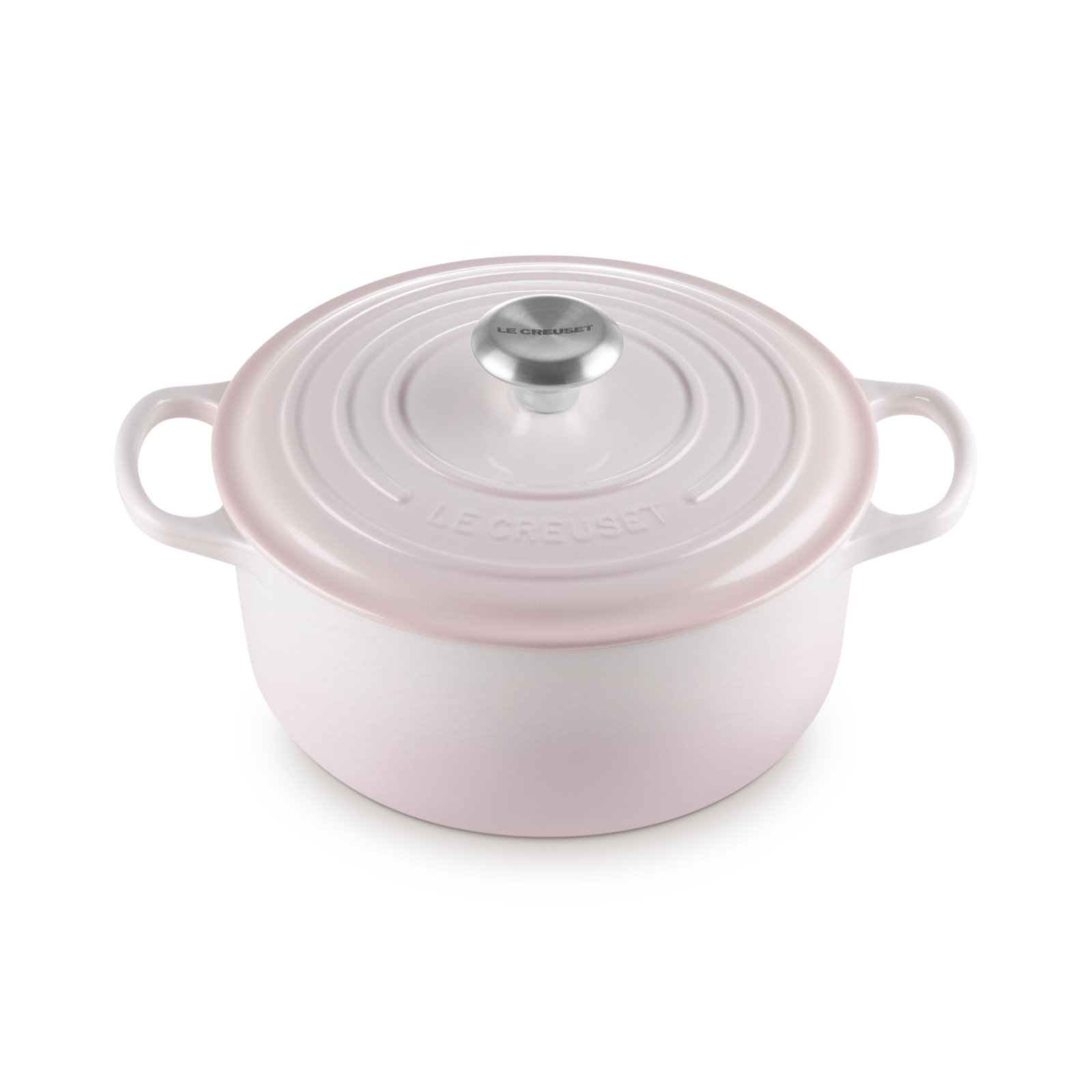 Round French Oven Silver Knob image number 1