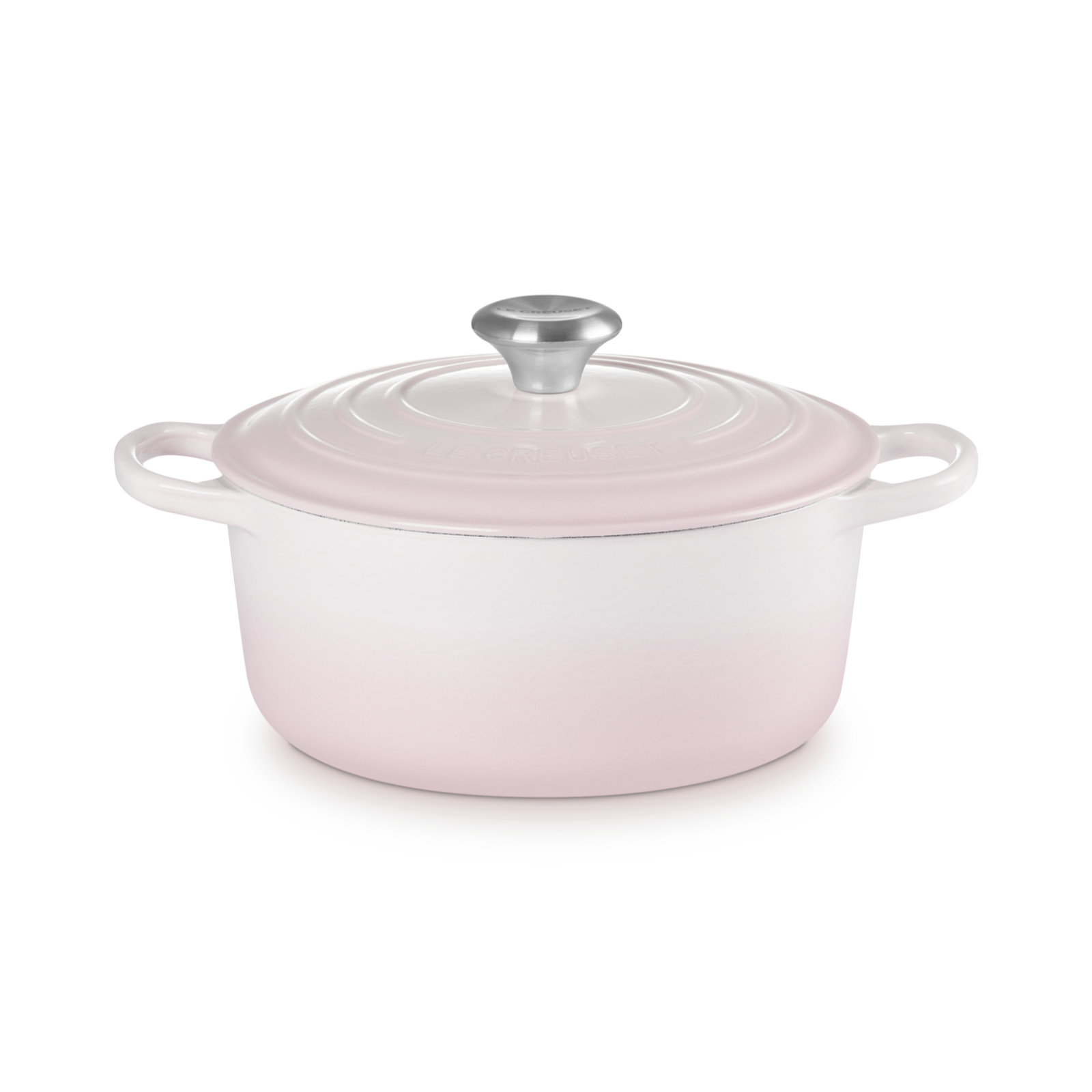 Round French Oven Silver Knob image number 0