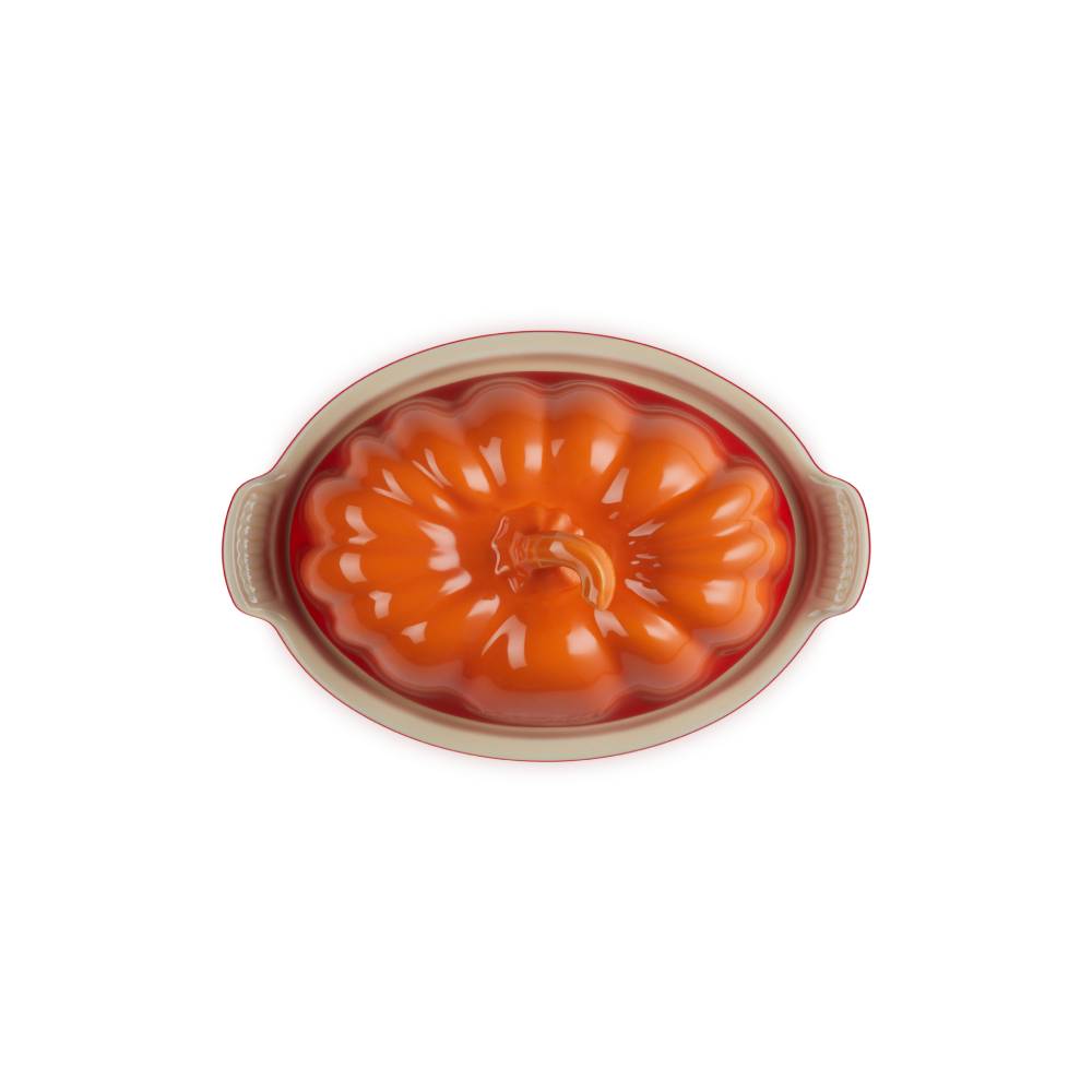 Pumpkin Stoneware Butter Dish image number 3