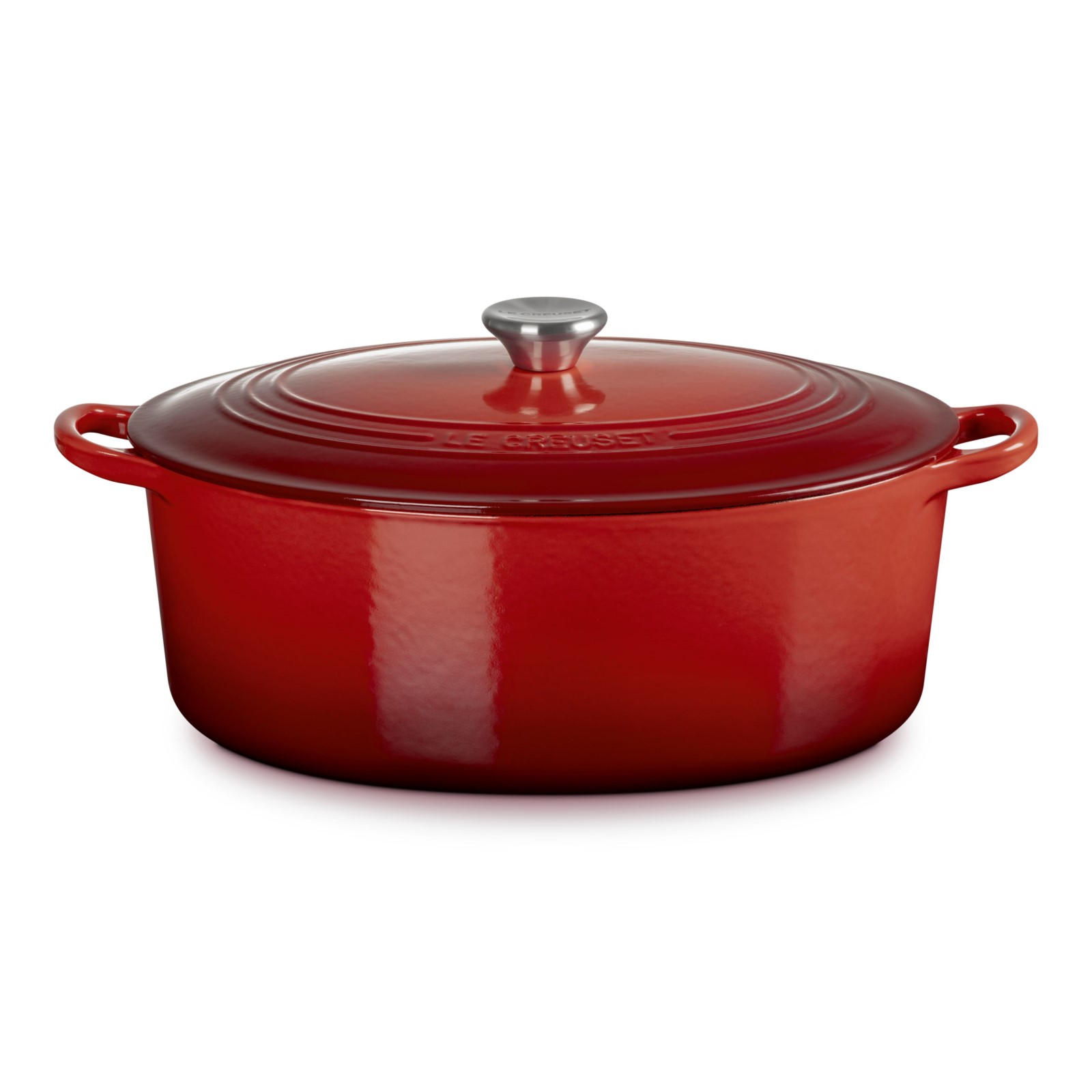 Oval Round French Oven Cerise 31cm