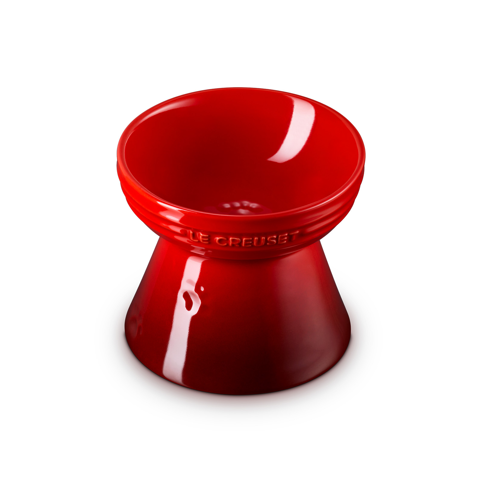 Stoneware Footed Pet Bowl image number 1