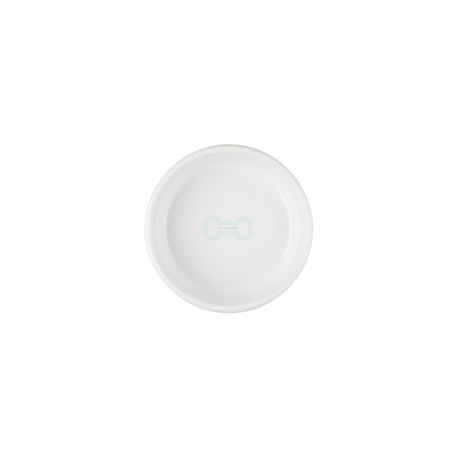 Enamel On Steel Pet Bowl with Bone Decal image number 2