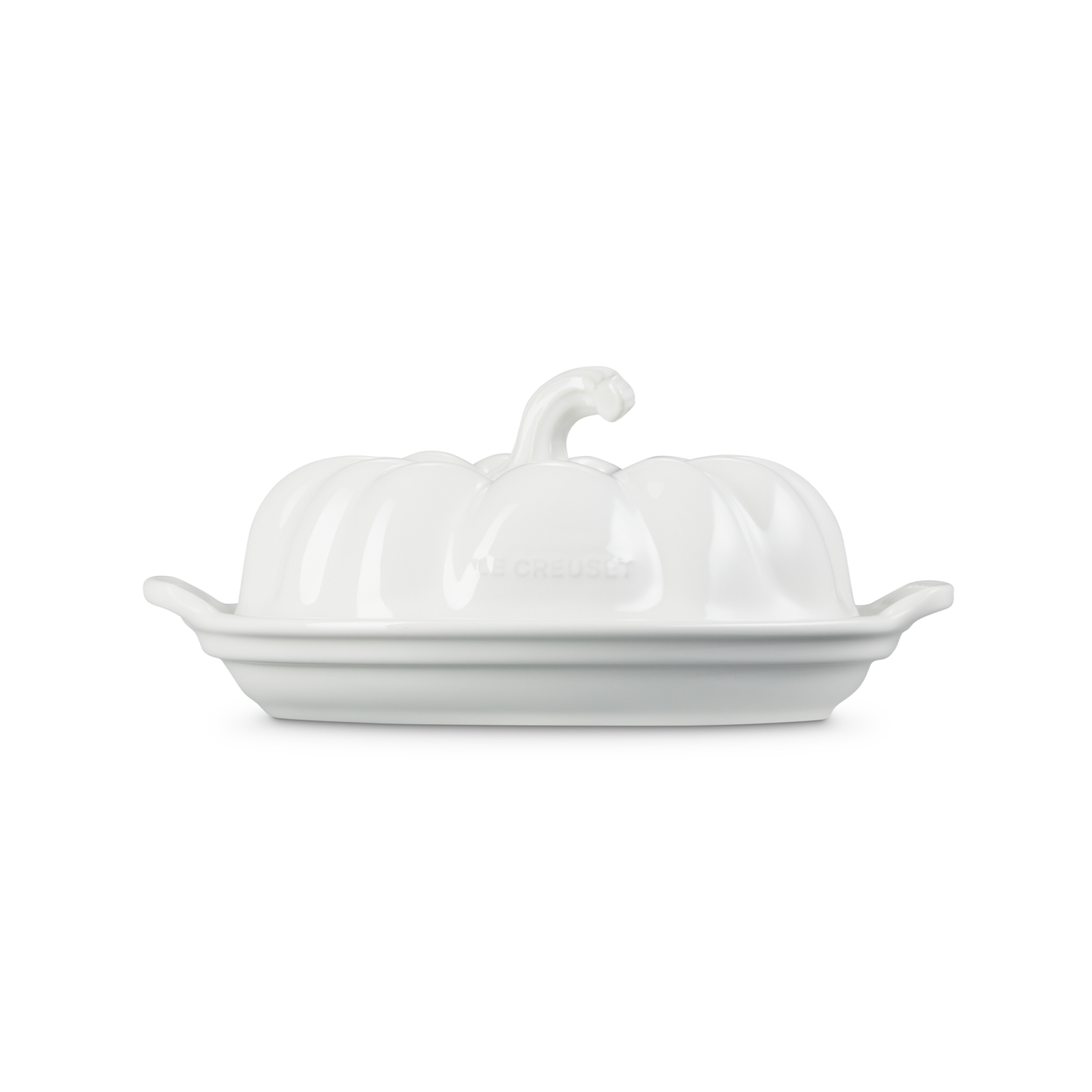 Pumpkin Stoneware Butter Dish image number 2