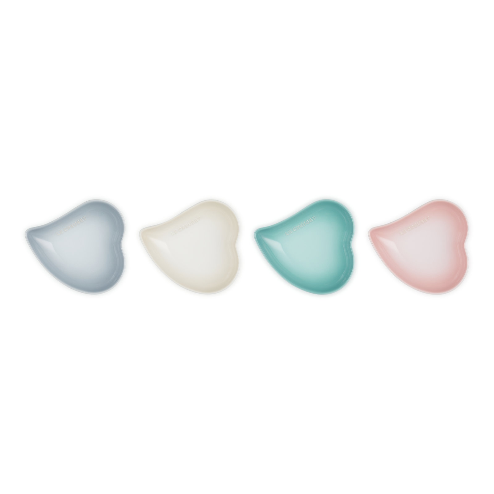 Stoneware Set of 4 Seoul Sphere Heart Petal Dish image number 3