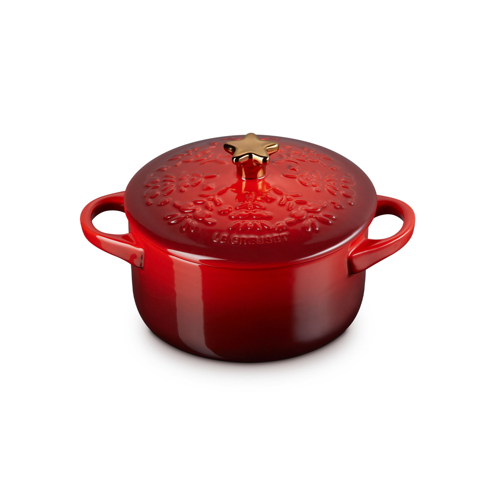 Mini Round Cocotte Gold Star Knob image number 1