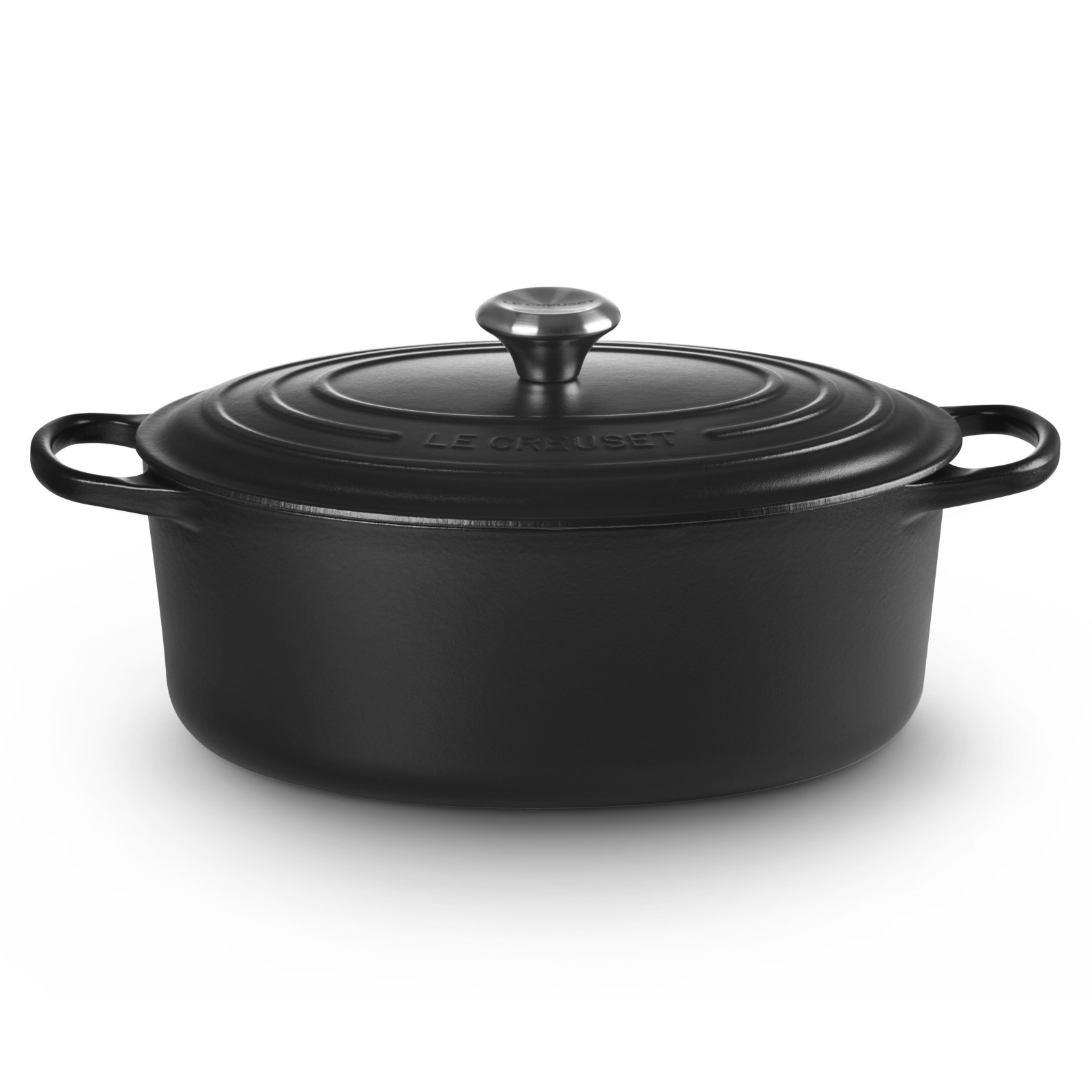 Oval French Oven Matte Black 31cm