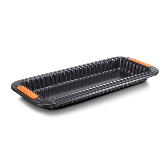 Rect Fluted Tart Tin Loose Bse