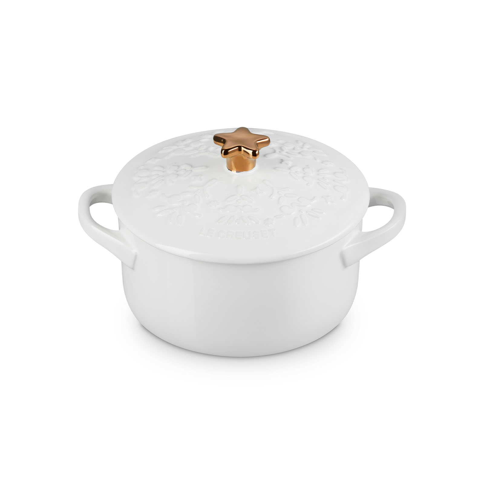 Mini Round Cocotte Gold Star Knob image number 1