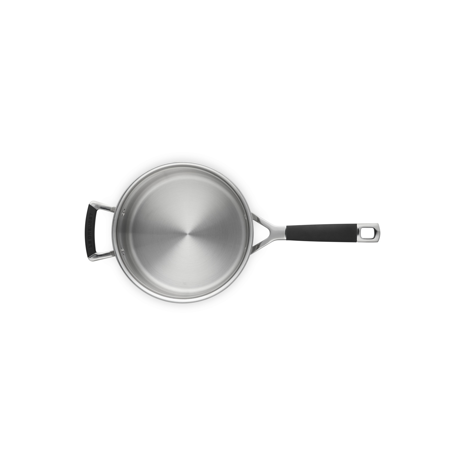 3-ply Stainless Steel Saucepan with Lid and Helper Handle image number 5
