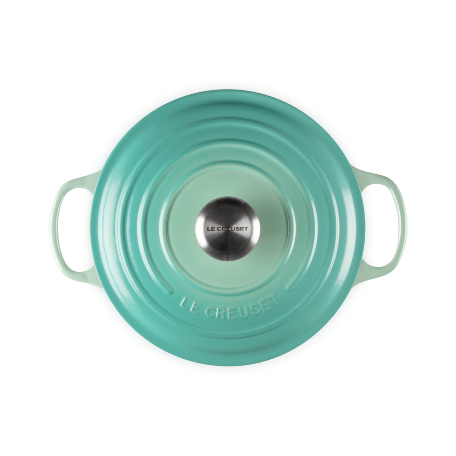 Round French Oven Silver Knob image number 3
