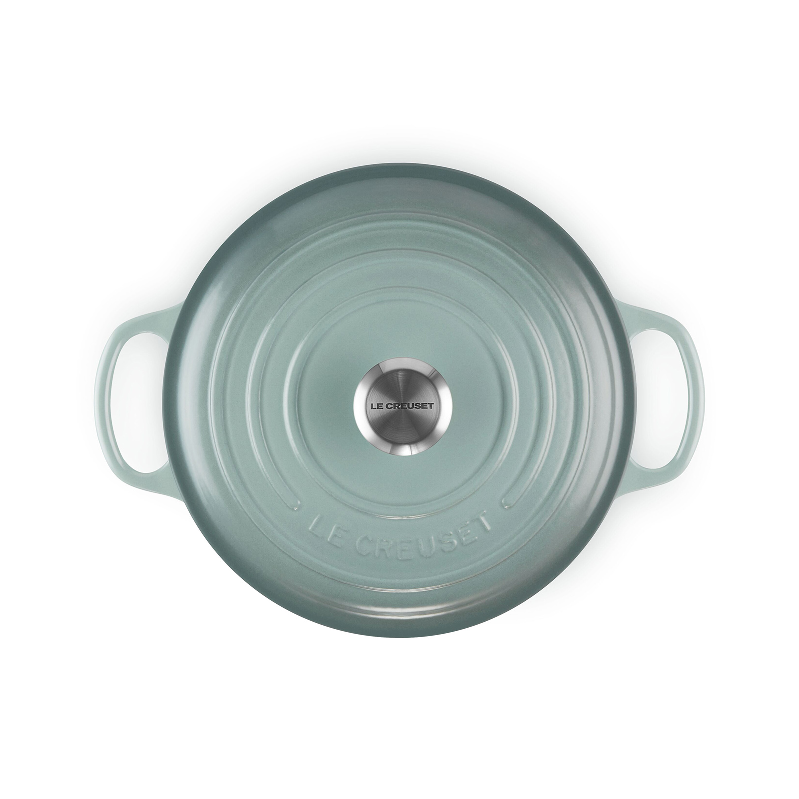 Round French Oven Silver Knob image number 3