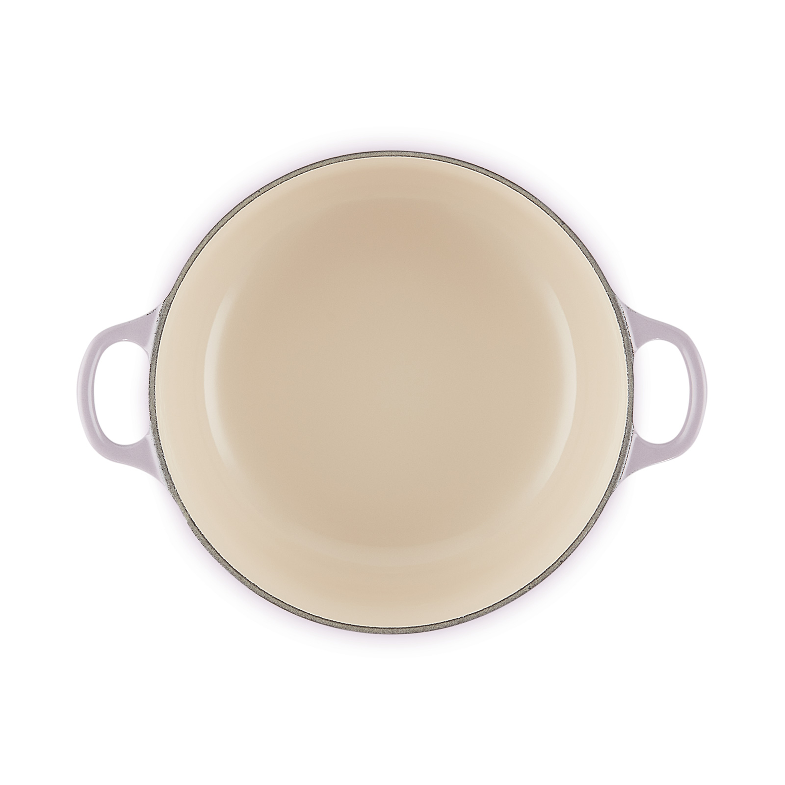 Round French Oven Sand/Cream Interior image number 4