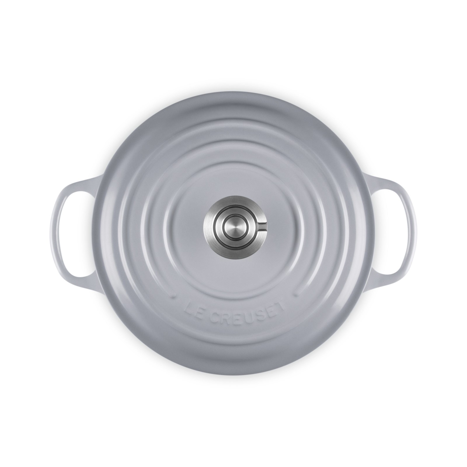 Signature Round French Oven Crucible Brushed SS Knob image number 4
