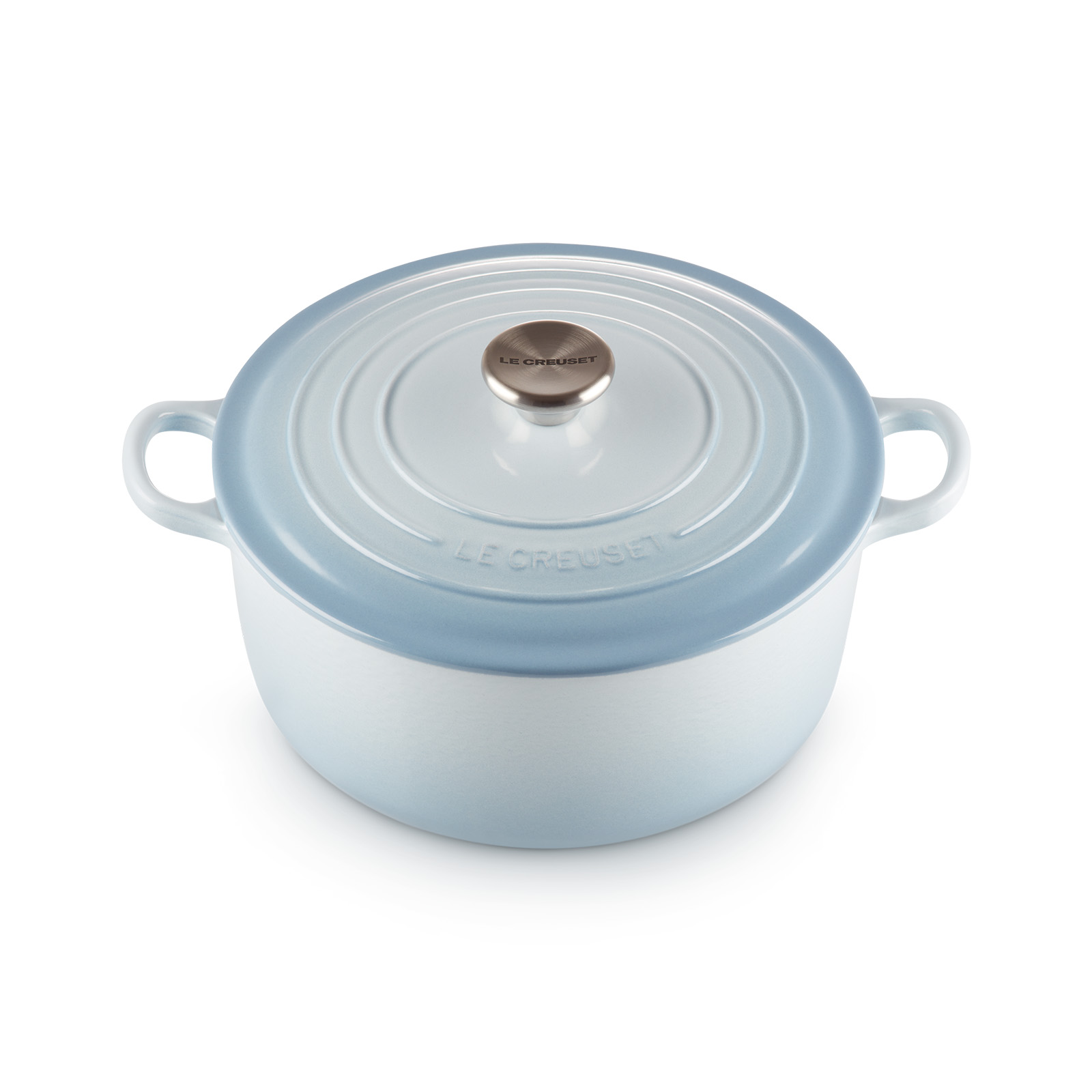 Round French Oven Sand/Cream Interior image number 1