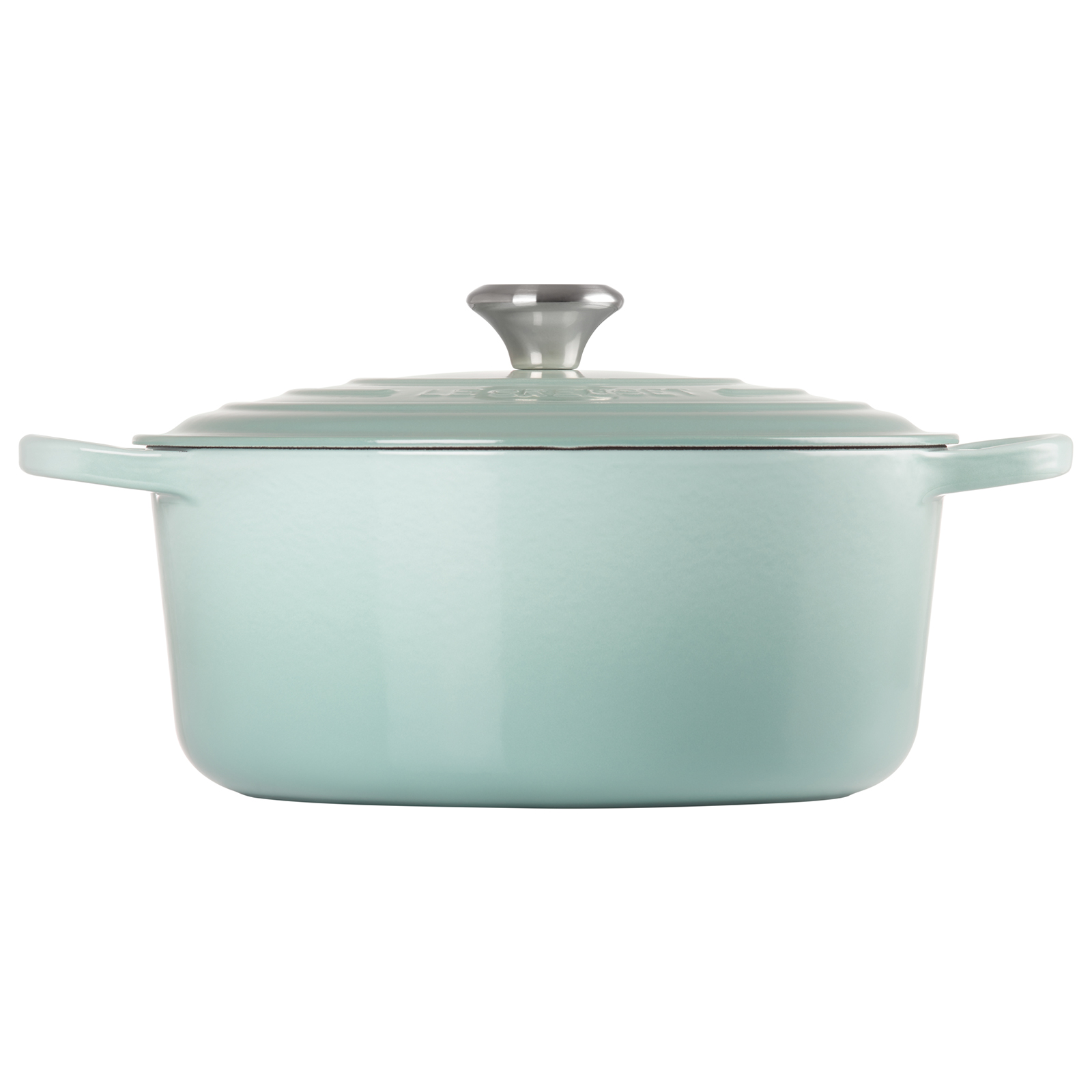 Round French Oven Silver Knob image number 2