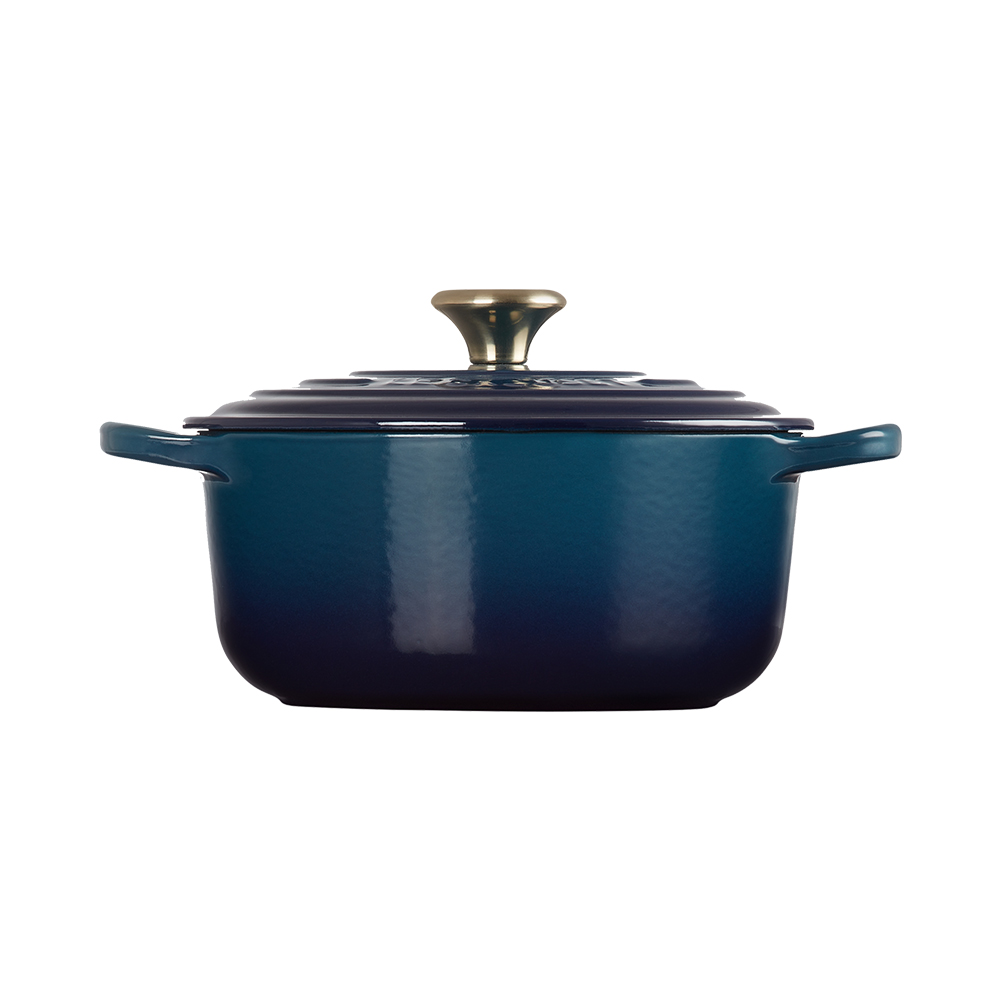 Round French Oven Agave Light Gold Knob image number 2