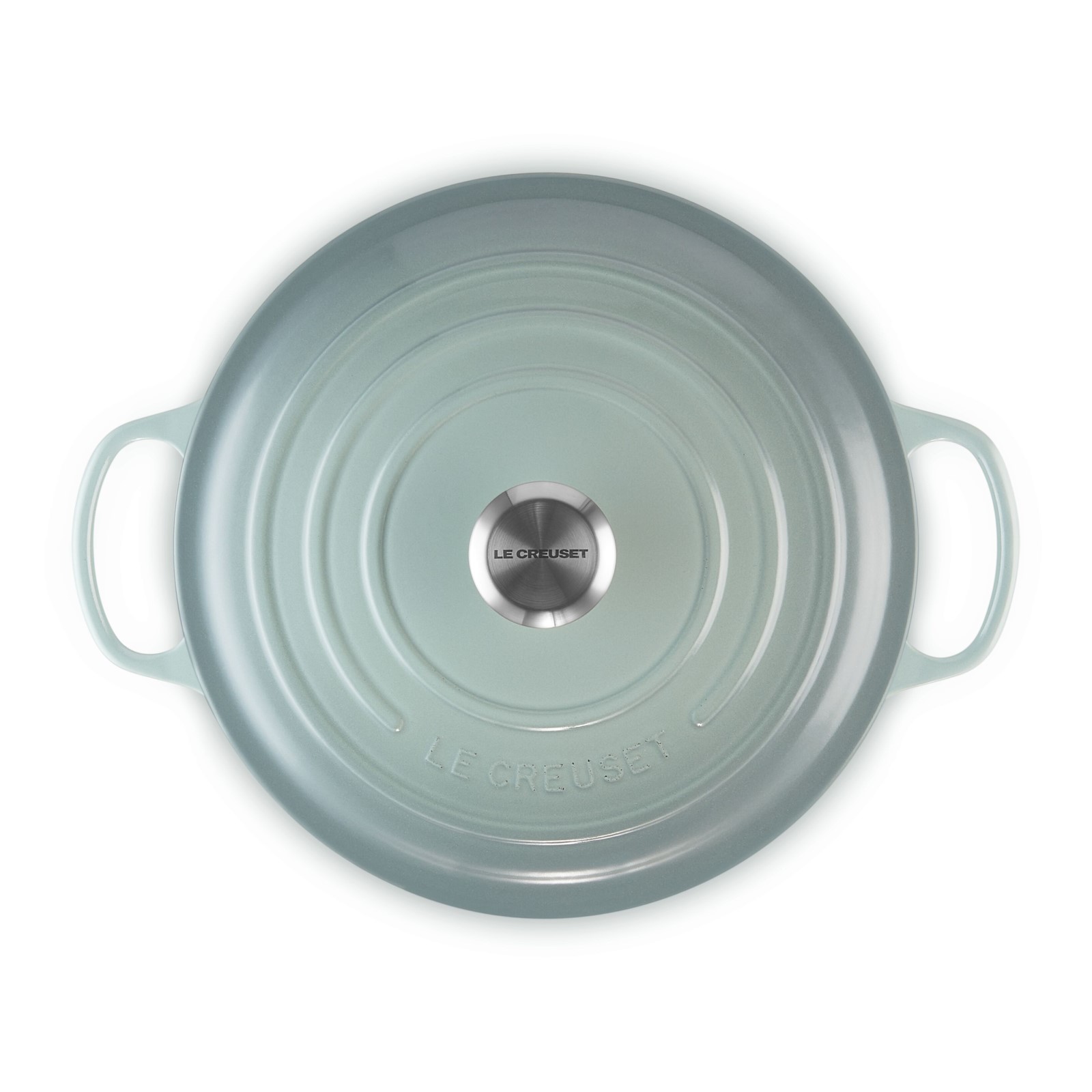 Round French Oven Silver Knob image number 3
