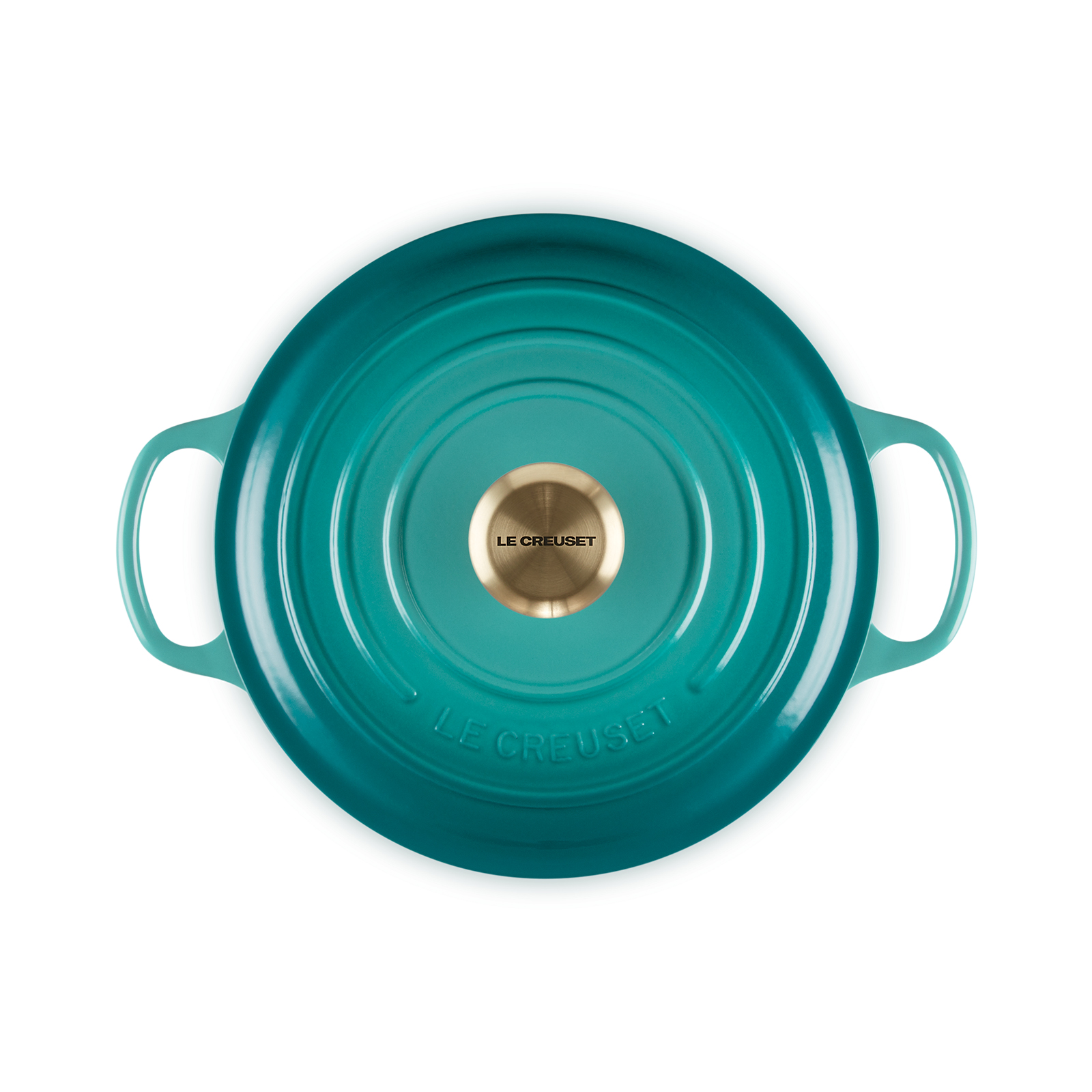 Signature Round French Oven Light Gold Knob image number 3