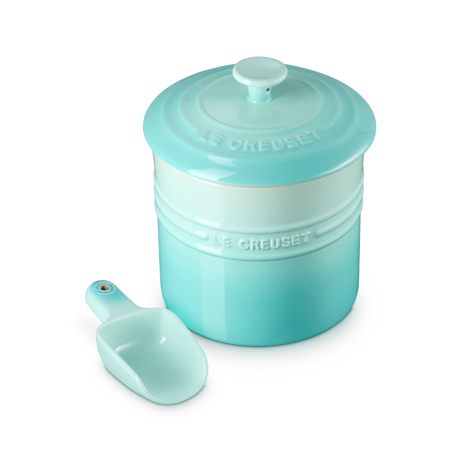 Pet Food Container with Scoop image number 1