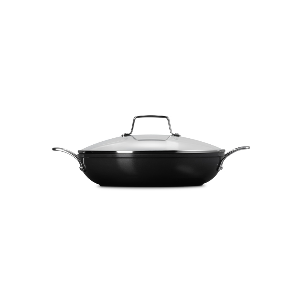 Essential Non-Stick Cookware Shallow Braiser Glass Lid image number 2