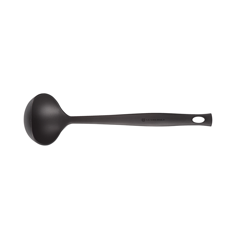 Ladle Japanese plastic hang tag Black