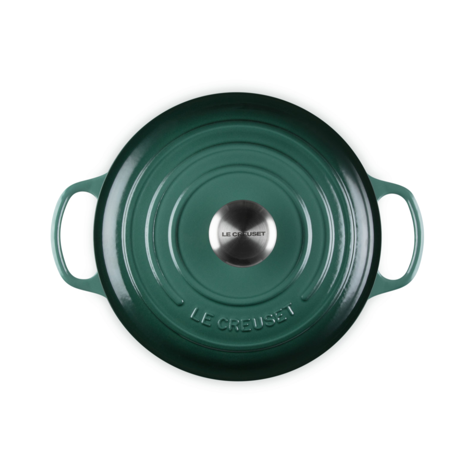 Round French Oven Silver Knob image number 3